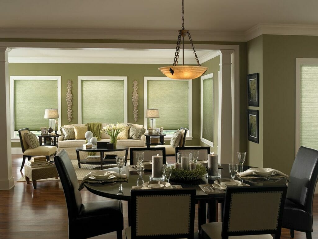 Double Cell Translucent Textured in F26-51 Garden Sage