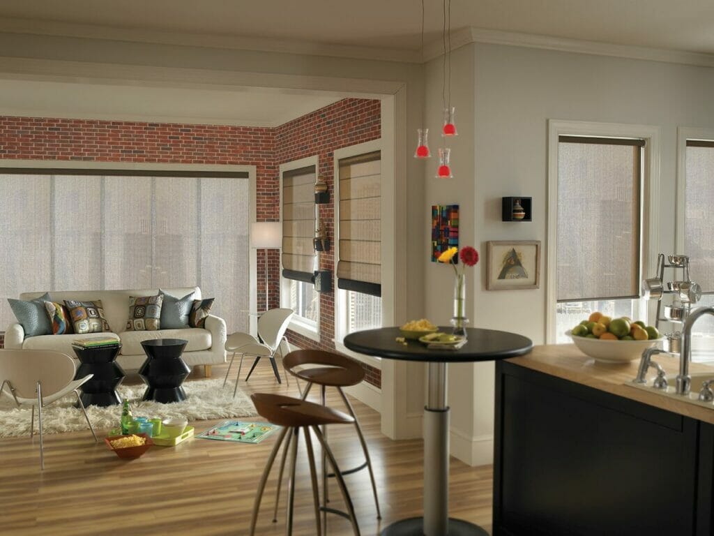 M Screen 5% in 85-3071 Charcoal/Apricot